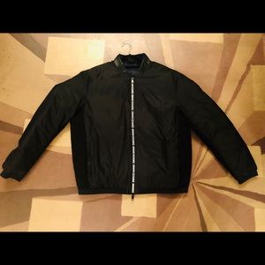 Armani Exchange Black Zip Up NWOT Jacket